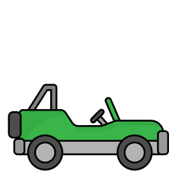 coche de recogida icono