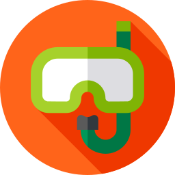 Diving glasses icon