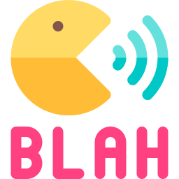 bla bla bla icoon