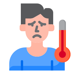 hohe temperatur icon