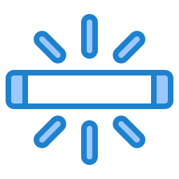 fluoreszierendes licht icon