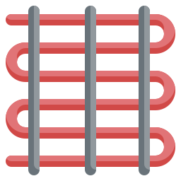 chauffage par le sol Icône