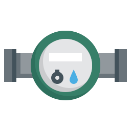 Water meter icon