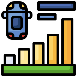 gráfico de datos icono
