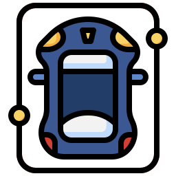 coche sin conductor icono