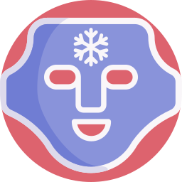 Ice mask icon