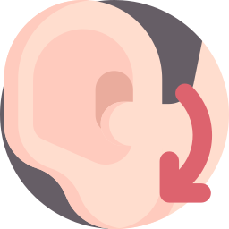 masaż uszu ikona