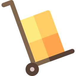 Trolley cart icon