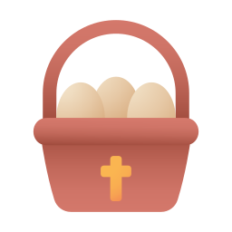 el huevo de pascua icono