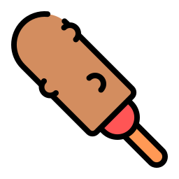 corn dog icoon