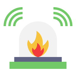 alarm przeciwpożarowy ikona