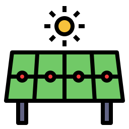 cellule photovoltaïque Icône