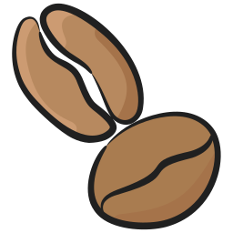 Coffee bean icon