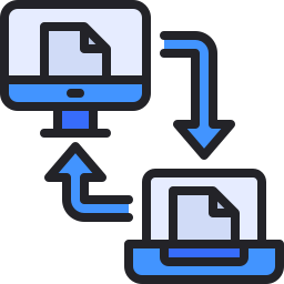 Transfer data icon