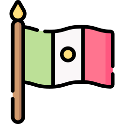 bandiera messicana icona