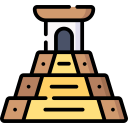 chichen itza pyramide icon