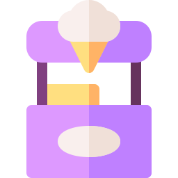 Ice cream shop icon