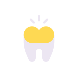 dente de ouro Ícone