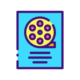 Movie poster icon