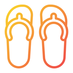 Flip flops icon