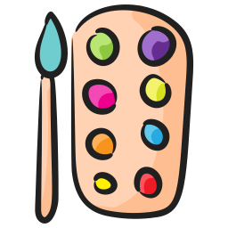 Color palette icon