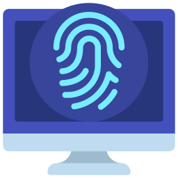 Thumb fingerprint icon