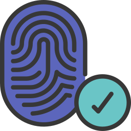 Biometric recognition icon