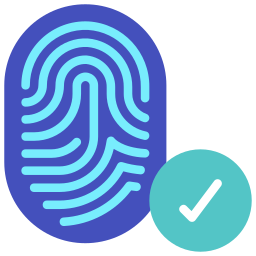 riconoscimento biometrico icona