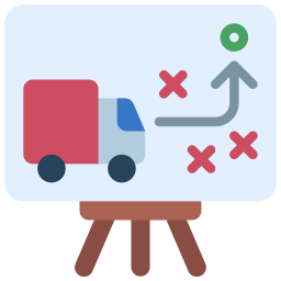 Logistics delivery icon