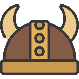 Шлем викинга иконка