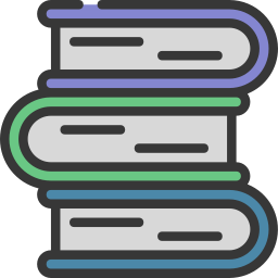Book pile icon