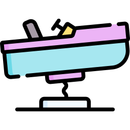 Spring swing boat icon