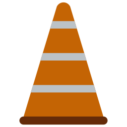 Traffic cone icon