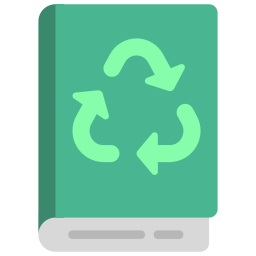 buch recycelt icon