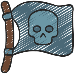 bandiera pirata icona