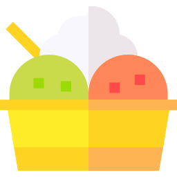 Ice cream cup icon