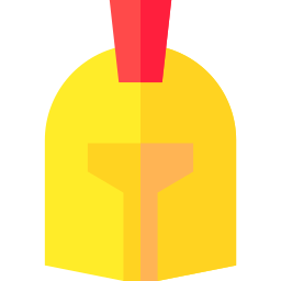 Roman helmet icon