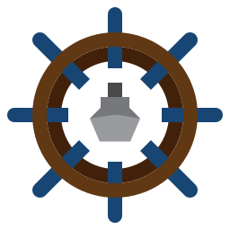 la roue Icône