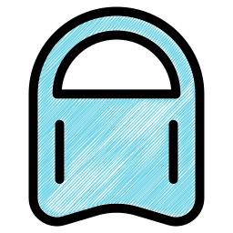 Pool kickboard icon