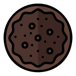 pastel de galletas icono