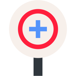 Cross road icon