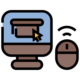 Online learning icon