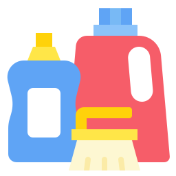 limpando produtos Ícone
