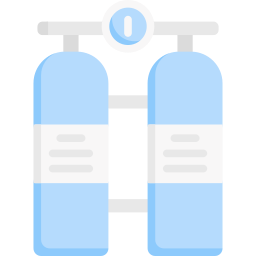 bouteille d'oxygène Icône