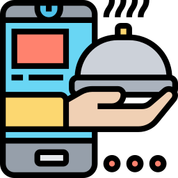 Food delivery icon