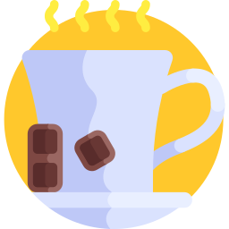 chocolate caliente icono