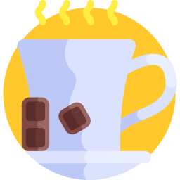 gorąca czekolada ikona