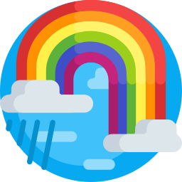 regenboog icoon