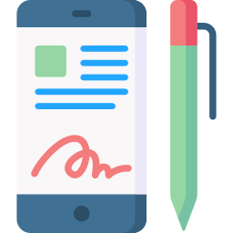 Digital signature icon