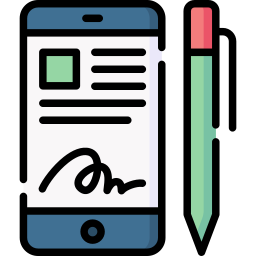 Digital signature icon